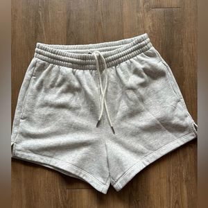 Abercrombie & Fitch Grey Drawstring Shorts